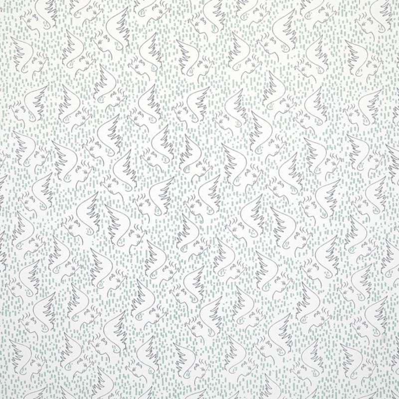 Figure d'ange celadon 6466-03