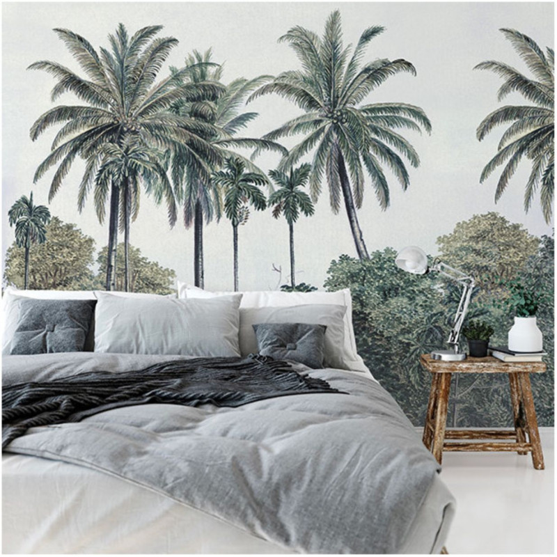papier peint palm grove