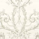Papier peint Versailles argent