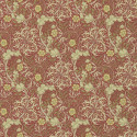 Morris seaweed red/gold 	216846