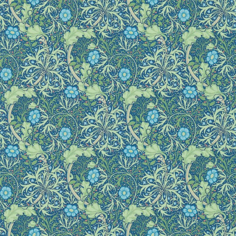 Morris seaweed cobalt/thyme 	216865