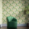papier peint golden lily