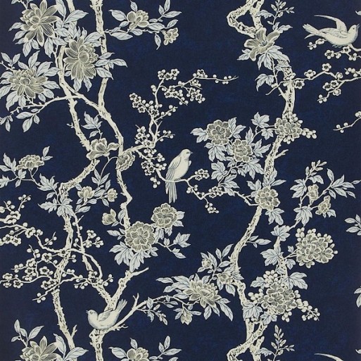 Marlowe Floral - Prussian Blue PRL048/04