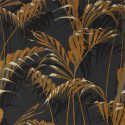 Palm House Charcoal / Gold  216641