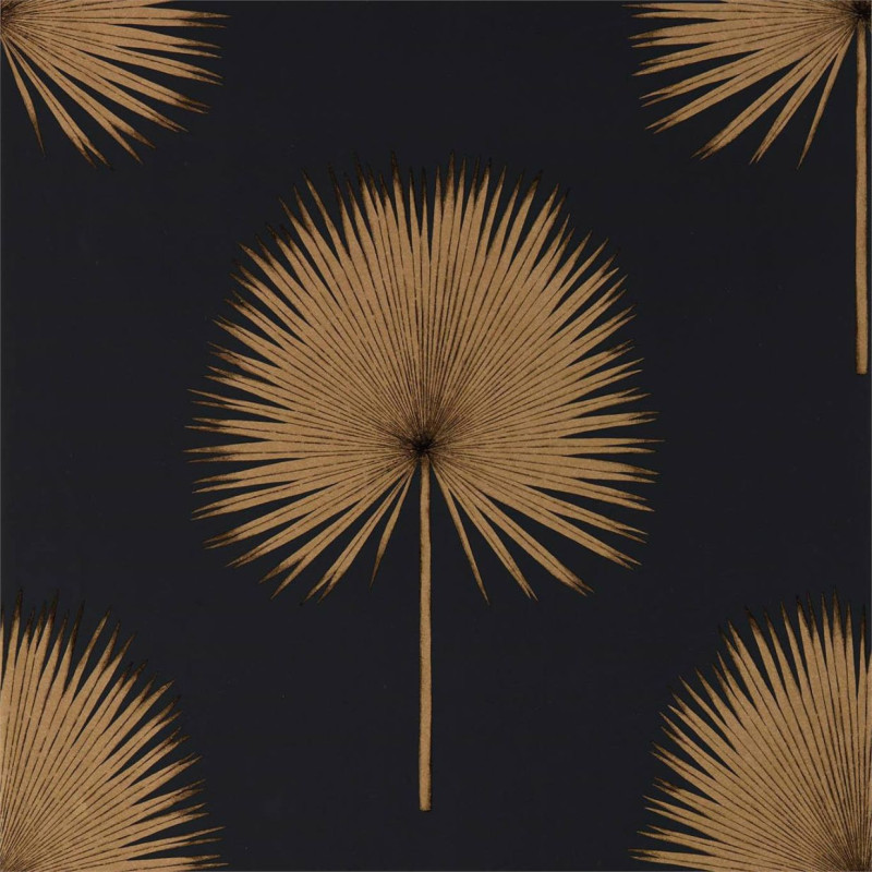 Fan Palm Charcoal / Gold 	216639