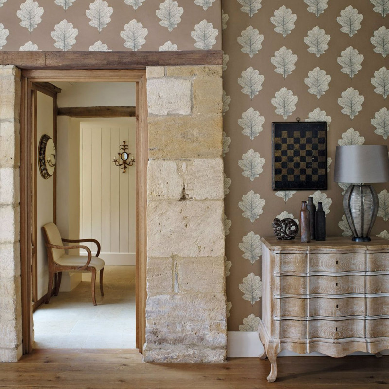 papier peint oak filigree