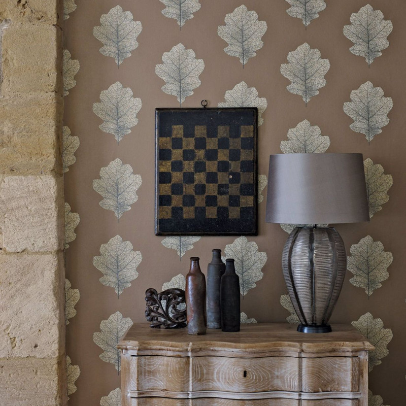 papier peint oak filigree