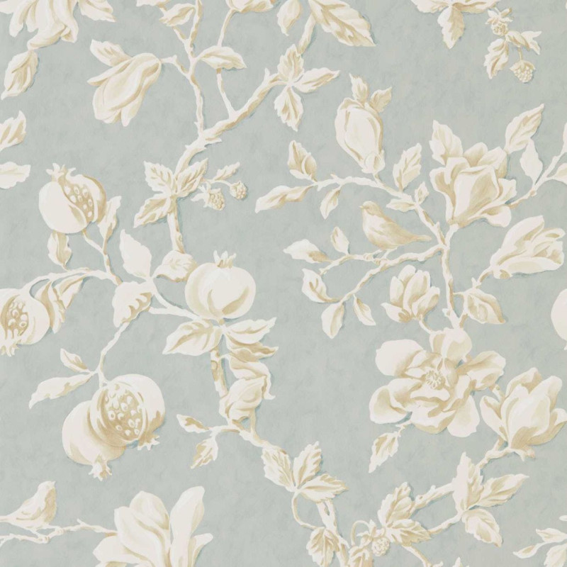 Magnolia & Pomegranate grey blue 	215724