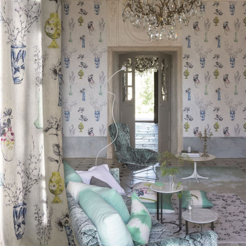 papier peint celeste porcelain