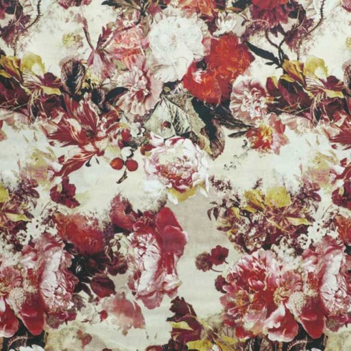 Tissu Botanique Laque 3459-03