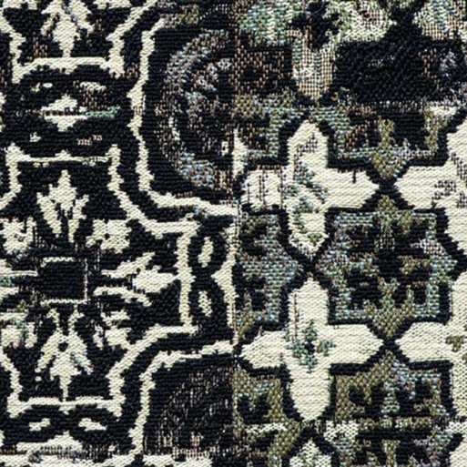 Tissu Azulejos brun 3463-02