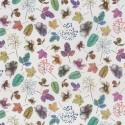 Tissu Woodland Purple Green F7012-01