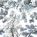 Tissu Winter Palace Indigo FDG2297/01