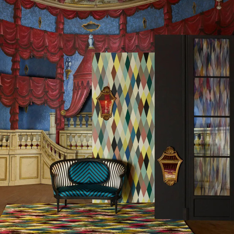 Papier peint Mascarade Arlequin Christian Lacroix