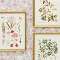 papier peint fleurettes lelièvre