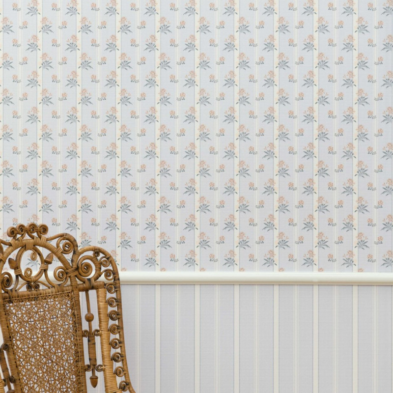 papier peint Rayure Mademoiselle