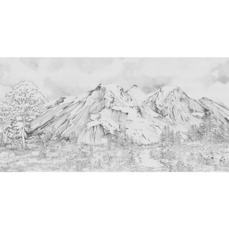 La Vallée des Bleuets Noir & Blanc DOM5010