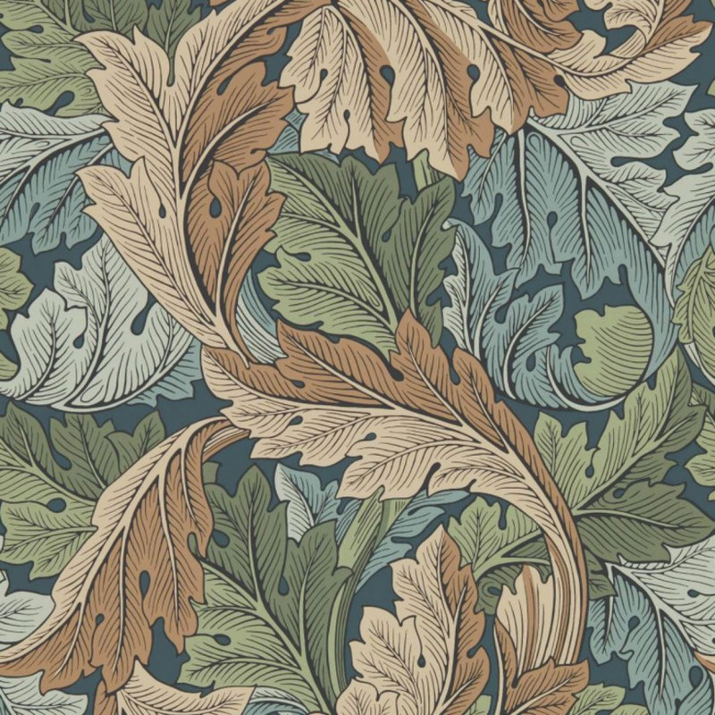 Acanthus Slate Blue/Thyme 216440