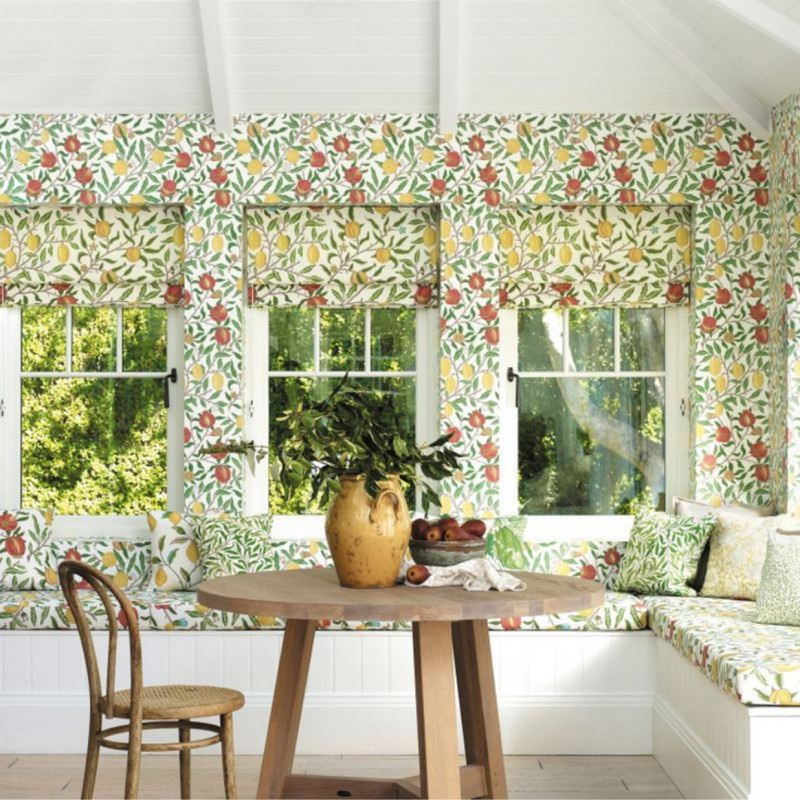 papier peint fuit morris & co