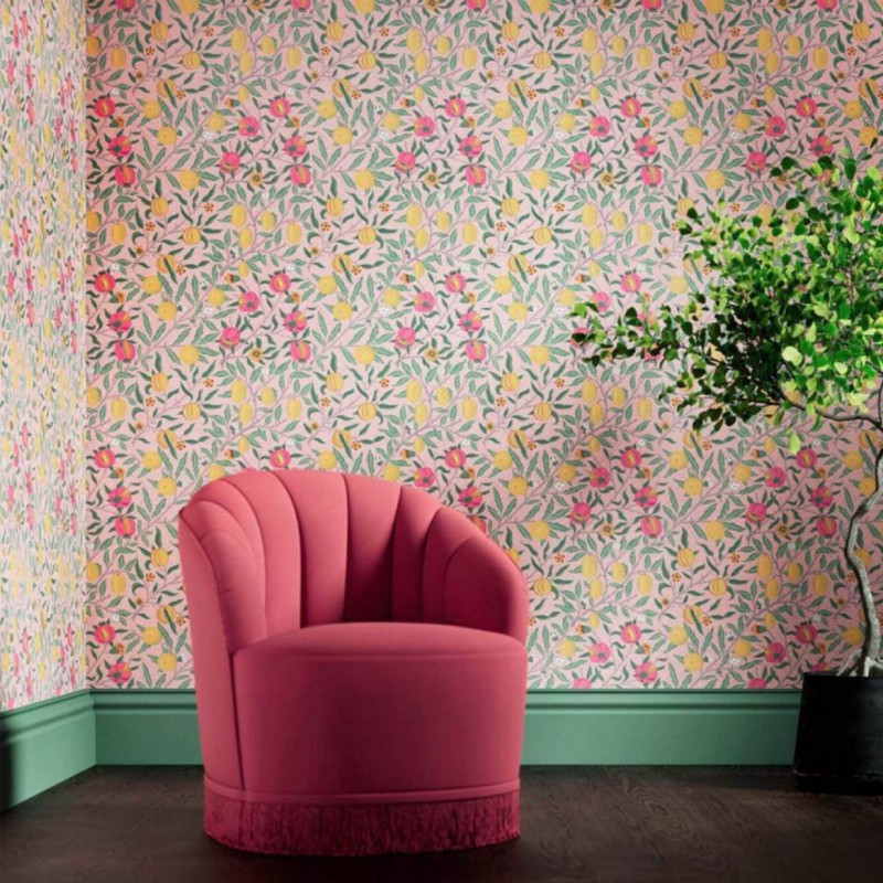 papier peint fuit morris & co