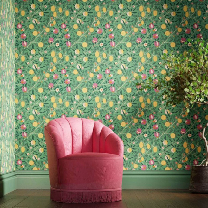 papier peint fuit morris & co