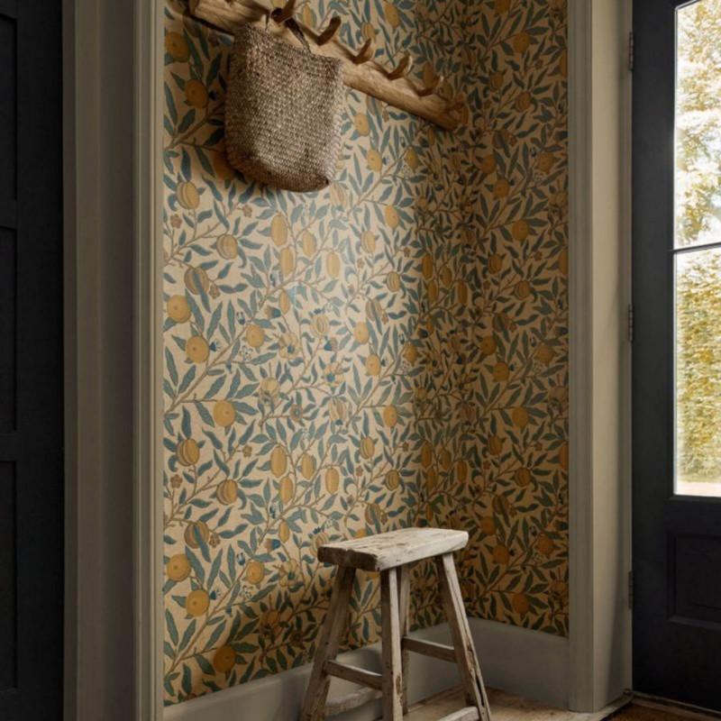 papier peint fuit morris & co