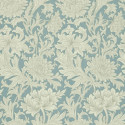 Chrysanthemum toile China Blue/Cream DMOWCH101