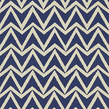 Papier Peint Dhurrie Indigo de Scion | Laurine Déco